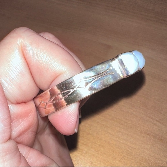 Multistone sterling silver cuff bracelet by Jay King - Picture 8 of 13